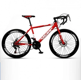DGAGD Bike DGAGD Variable speed dead fly bicycle 24 speed adult lightweight road racing live fly bicycle 40 knife circle wheel-red_26 inches
