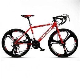 DGAGD Bike DGAGD Variable speed dead fly bicycle 27-speed adult lightweight road racing live fly bicycle three-wheel-red_24 inches