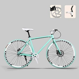 Aoyo Bike Double Disc Brake Road Bicycle, 26 Inch Bikes, High Carbon Steel Frame, Road Bicycle Racing, Men's And Women Adult