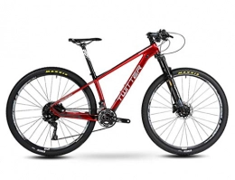 DUABOBAO Bike DUABOBAO Mountain Bike, Ultra Light Carbon Fiber Frame, Yellow / Red, 29 Inch, Men's Girls, Children, Youth, Sports, Cycling, Outdoor, Family, Road Bike, Red, 14