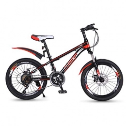 Folding Bikes Bike Folding Bikes Bicycle Unisex 20 Inch Small Wheel Bicycle Portable 21-speed Children Bicycle Mountain Bike Folding Bicycle (Color : Red, Size : 126 * 62 * 83cm)