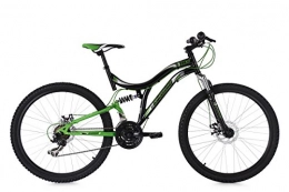 KS Cycling Road Bike Full Suspension Mountain Bike 26" Nice Black-Green 21 Gear KS Cycling