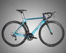 GUIO Road Bike GUIO 22 Speed Carbon Fiber Road Bike Road Bicycle, Blue, 48cm(165cm-170cm)