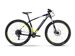 HAIBIKE Road Bike HAIBIKE Bike Greed hardnine 7.0Carbon 29"22-velocit Size 40Blue / Yellow 2018(MTB) / Suspension Bike Greed hardnine 7.0Carbon 29" 22-speed Size 40Blue / Yellow 2018(MTB Front Suspension)