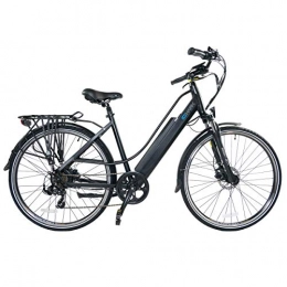 IOHAWK Bike IOHAWK E2-L 28 Inch Pedelec with Low Entry 250 W Rear Motor, 576 Wh Battery for up to 150 km Range Hydraulic Brakes, Shimano 7 Speed Gear - Electric Bike Women's Bike