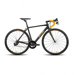 Kuqiqi Bike KUQIQI Road Bike, Ultra-light Carbon Fiber Road Bike, 22-speed 700C, Wireless Electronic Shifting Technology (Color : Black gold, Edition : 22 speed)