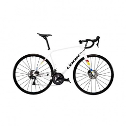 Look Road Bike LOOK BIKE 765 OPTIMUM DISC ULTEGRA SHIMANO WH-RS370 2020: GLOSSY PROTEAM WHITE M