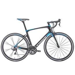 No/Brand Road Bike Men Women Road Bike, 22 Speed Ultra-Light Carbon Fiber Road Bicycle, Adult Racing Bicycle, 700C Wheels Sport Hybrid Road Bike, Blue Suitable for men and women, cycling and hiking ( Color : Blue )