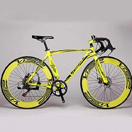 peipei Bike peipei Road bike 48cm 51cm 54cm frame 700C X 70mm bicycle variable speed road bike disc brake road bike-Yellow_51CM
