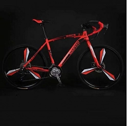 PengYuCheng Road Bike PengYuCheng Adult road bike live flying bicycle male and female students bend bicycle speed bicycle solid tire damping net mountain bike q4