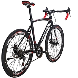 EUROBIKE Road Bike Road Bikes mens, 21-Speed bike, 54CM-Frame, Multiple Color (550-54CM-60rims)