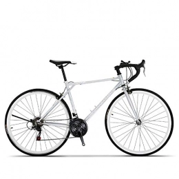 SChenLN Bike SChenLN High-carbon steel road bike 21-speed off-road racing bike suitable for adult bikes-Silver