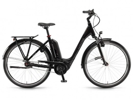 Unknown Bike Sinus Tria N7F Eco Einrohr 400Wh E-Bike Electric City Bike Freewheel Onyxschwarz, onyxschwarz, RH 54 cm