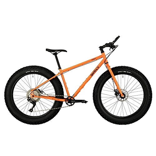 Surly Bike Surly Pugsley Adventure Bike 26" Wheel Large Frame Candied Yam Orange