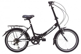 Tiger Cycles Road Bike Tiger Foldaway 6-Speed Folding Bike Black