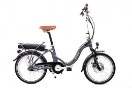 Unknown Bike Unknown 20-Inch Aluminium Move Electric Folding Electric Bike Bicycle Pedelec Shimano Nexus 7Disc Grey