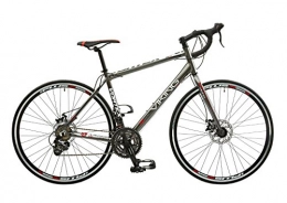 Viking Road Bike Viking Vortex Gents 700C 21 Speed STI Compact Geometry Alloy Road Racing Bike 3 Frame Sizes (53cm)