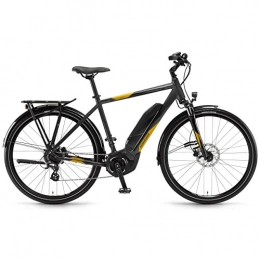 Winora Bike Winora E-Bike Yucatn 8Black Yamaha Pw-s 400Wh 28"8V Men's Size 522018(City E-Bike Electrical Bike) / Yucatan 8Man Yamaha Pw-s 400Wh 28" 8S Black Size 522018(Electric City Bike)