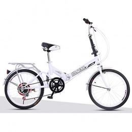 XQ Bike XQ XQ-TT-623 Folding Bike 20 Inches 6 Speed White