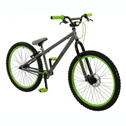 Zombie Bike Zombie 26" Airbourne XL DIRT JUMP BIKE - Bicycle in GREEN & GREY (Disc Brakes)