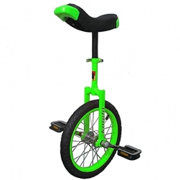  Unicycles 16" Unicycle For Kids, 20" / 24" Unicycle For Adults, Small 12" Unicycle For 5 Year Old Children / Kids / Boys, Unicycle With Alloy Rim, Green Durable