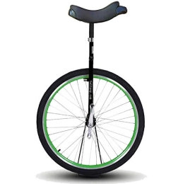 FMOPQ Bike FMOPQ 28 Inch Large Wheel Unicycle for Adult Over 200 Lbs Professionals / Big Kids / Super-Tall People Outdoor Balance Cycling Thick Alloy Rim (Color : Green)