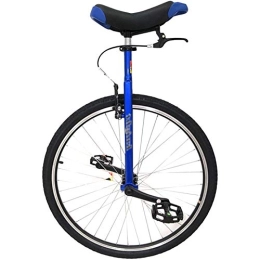FMOPQ Bike FMOPQ Heavy Duty 28inch Wheel Unicycle for Adults / Super-Tall People(63"-77") / Trainer / Big Kids Extra Large Balance Cycling with Hand Brake Load 150kg / 330lbs (Color : Blue)