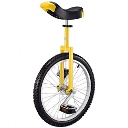 HYQW Bike HYQW 16 / 18 / 20 / 24 Inch Bike Trainer Unicycle Anti-skid Acrobatics Bike Outdoor Sport Fitness Training Pedal Bike, Yellow-16inch