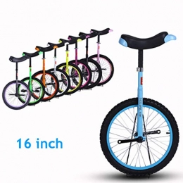 SYCHONG Bike SYCHONG 16 Inchs Children's Acrobatic Unicycle Balance Car, Anti-Sliding Anti-Wear Pressure Anti-Drop Anti-Collision, Blue