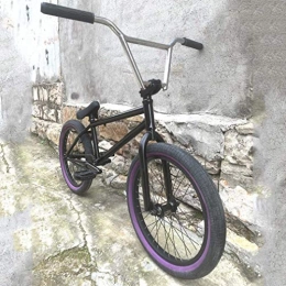 LJLYL BMX BMX Bicycle Bike Freestyle - 9 Zoll 4-teiliger Cr-MO Lenker - 20 × 2, 3 Zoll Reifen - Rahmen und Gabel aus Chrom-Molybdän-Stahl für Anfänger bis Fortgeschrittene
