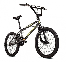 breluxx BMX breluxx® 20 Zoll BMX Totem grau, 360° Rotor-System, Freestyle Freilauf - 4 Pegs