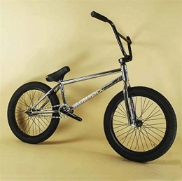 HCMNME Fahrräder Hochwertiges langlebiges Fahrrad Adult Freestyle BMX Fahrrad, Geeignet for Anfnger-Level Fortgeschrittene Street BMX Bikes, Stunt Aktion BMX Fahrrad, 20-Zoll-Rder Aluminiumrahmen mit Scheibenbremsen
