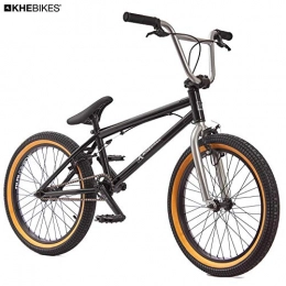 KHEbikes Fahrräder KHE BMX Fahrrad Beater patentierter Affix 360 Rotor 20 Zoll nur 11, 2kg! schwarz grau (Schwarz-Silber)