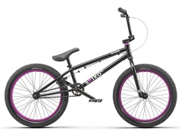 Radio Bikes BMX Radio Bikes Saiko 20 2019 BMX Rad - Matt Black / Purple | schwarz / lila | 19.25"