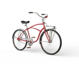 adrium City adrium AluVerbund-Bild 60 x 50 cm: Altes rotes Fahrrad(44763575)