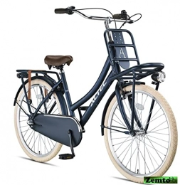 Hoptec City Altec Dutch N3 Mädchenrad Transportfahrrad Jeans blau 26 Zoll