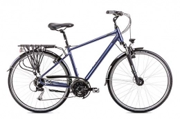 breluxx Fahrräder breluxx® 28 Zoll ALU Trekking Herrenfahrrad Citybike FS - Wagant 5, dunkelblau, Modell 2021