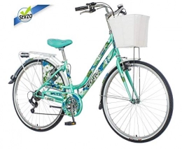 breluxx Fahrräder breluxx® 28 Zoll Damenfahrrad Venera Fashion Camille Citybike mit Korb + Licht, Retro Bike, 6 Gang Shimano, Modell 2020