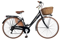 BICICLETTE CANELLINI City Citybike Citybike ctb Vintage Via Veneto by Canellini Dolce Vita Venedig (schwarz)