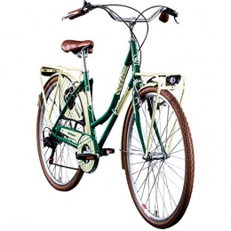 Galano  Galano Trekkingrad 700c Damenfahrrad Citybike Damenrad 28" Caledonia Fahrrad (grün / braun, 48 cm)
