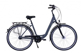 Hawk Fahrräder HAWK City Wave Deluxe (grau, 28 Zoll) 7G