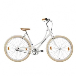 Hollandia City Hollandia Erwachsene RoyalDutch DreamMachine SingleSpeed Hollandrad Fashionbike, White, 28