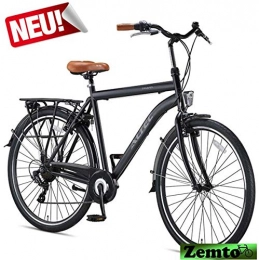 Hooptec City Hooptec Herren Citybike Travel 28 Zoll 7 Gang 58 cm schwarz-matt