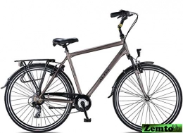 Hooptec City Hooptec Herren Citybike Verona 28 Zoll 7 Gang 56 cm warm-grau-matt