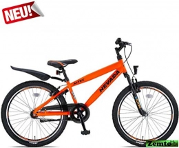 Hooptec City Hooptec Jungen Fahrrad Nevada 24 Zoll, Orange