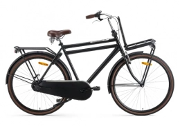 POPAL Fahrräder POPAL 28 Zoll Cityrad Herren Daily Dutch Basic Single Speed Schwarz 50 cm Rahmengröße