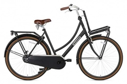 POPAL Fahrräder POPAL Daily Dutch Basic 28 Zoll 50 cm Frau Rücktrittbremse Mattschwarz