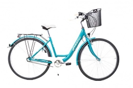 SPRICK City Sprick 28 Zoll Damen Fahrrad City Bike Shimano Nexus 3 Gang Rücktritt mit Korb Petrol