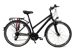 Unbekannt City Unbekannt 28" Zoll Alu MIFA Fahrrad Trekking Damen Rad Shimano 24 Gang Nabendynamo schwarz