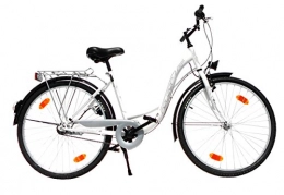 Unbekannt City Unbekannt NEUZER Damen Cityrad Citybike CTB 26 Zoll 3 Gang Shimano StVZO-Ausstattung wei